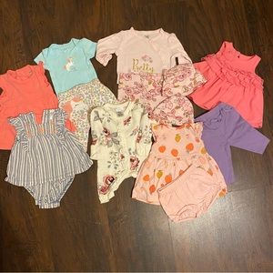 New Born Baby Girl Bundle Clothes